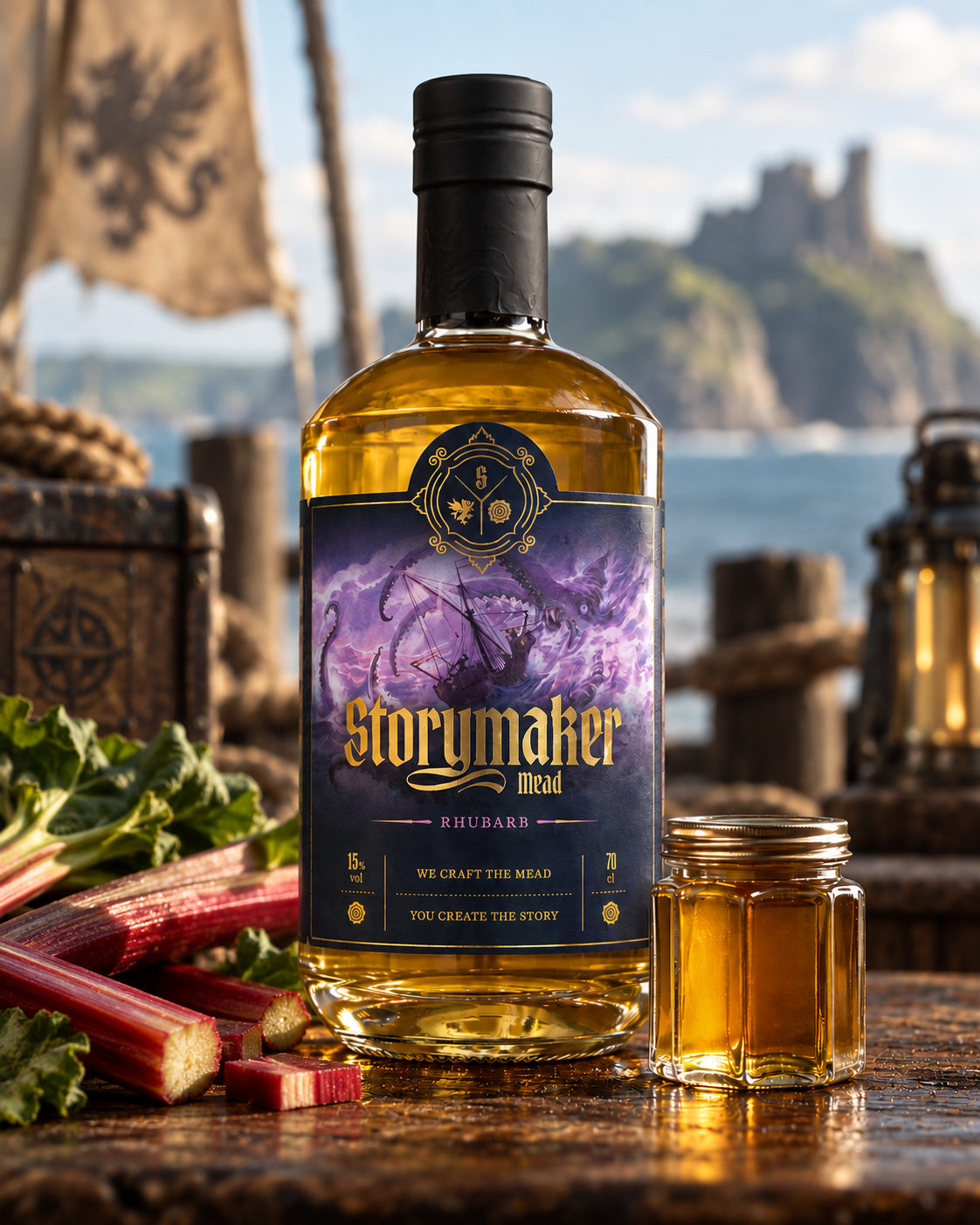 Rhubarb Mead 70cl 15% ABV | Storymaker Vol.3 | Tart & Honey Mead